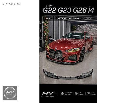 BMW 4 Serisi G22 G23 G26 420i 2020+ Ön Tampon Eki Ön Lip
