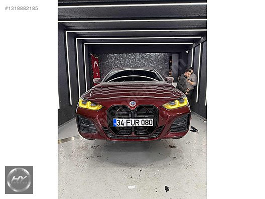 BMW G22 G23 G26 i4 Yellow DRL Sarı Far Modülü Far Beyni