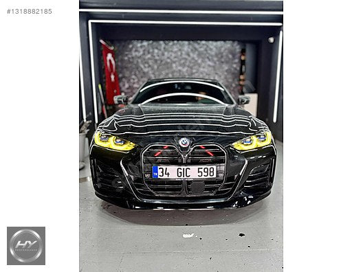 BMW G22 G23 G26 i4 Yellow DRL Sarı Far Modülü Far Beyni
