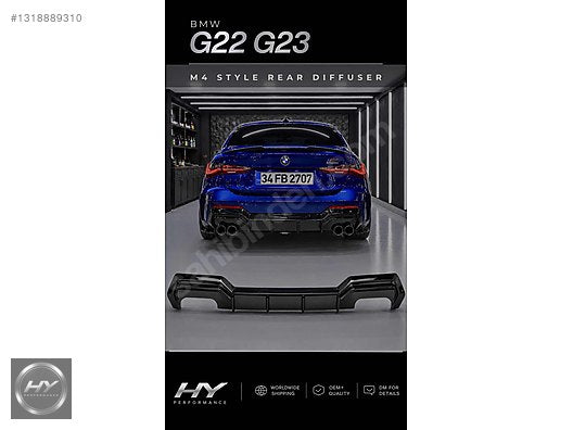 BMW G22 G23 420i 430i M4 Style Difüzör 2020+ Maxton Design