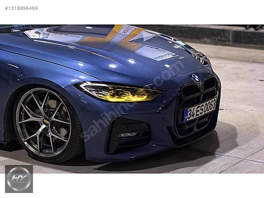 BMW G22 G23 G26 i4 Led Far Yellow DRL Sarı Far Modülü Far Beyni