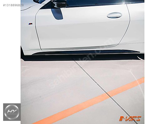 BMW 4 Serisi G22 G23 G26 Yan Marşpiyel Kaplaması Eki Piano Black