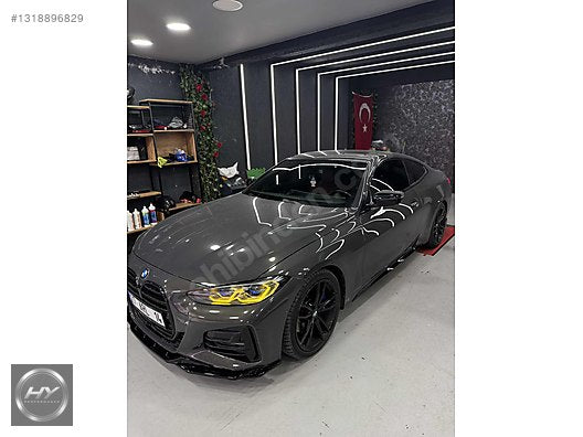 BMW 4 Serisi G22 G23 G26 Yan Marşpiyel Kaplaması Eki Piano Black