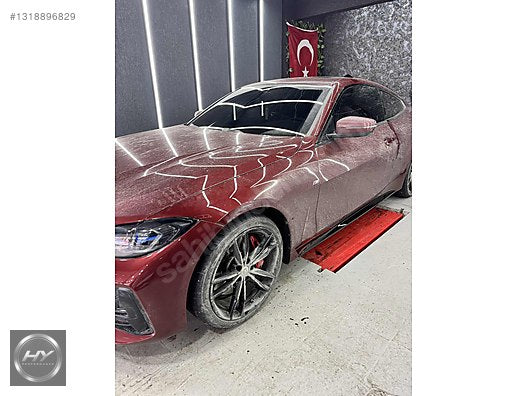 BMW 4 Serisi G22 G23 G26 Yan Marşpiyel Kaplaması Eki Piano Black