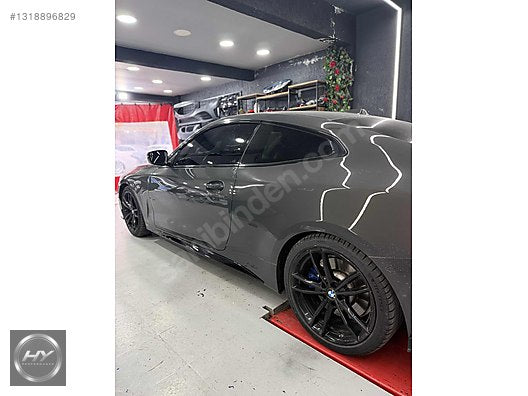 BMW 4 Serisi G22 G23 G26 Yan Marşpiyel Kaplaması Eki Piano Black