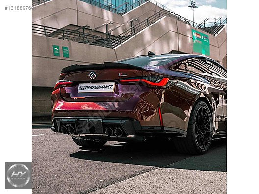 BMW 4 Serisi G22 G82 M4 Uyumlu PSM Bagaj Spoyleri Spoiler