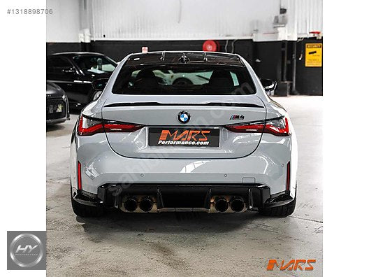 BMW 4 Serisi G22 G82 M4 Style İnce Tip Bagaj Spoyleri Spoiler