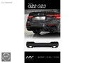 BMW 4 Serisi G22 G23 420i 430i M440i Difüzör & Egzoz Ucu Seti