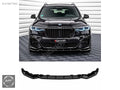 BMW X7 G07 2018-2022 Ön Tampon Alt Eki Lip Splitter Piano Black