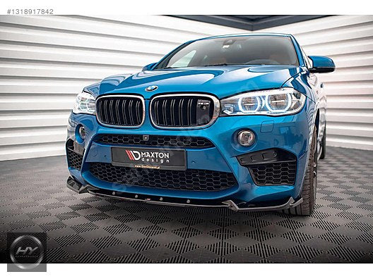 BMW X5 M F85 / X6 M F86 2014-2018 Ön Tampon Eki Lip Piano Black