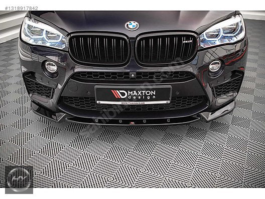 BMW X5 M F85 / X6 M F86 2014-2018 Ön Tampon Eki Lip Piano Black