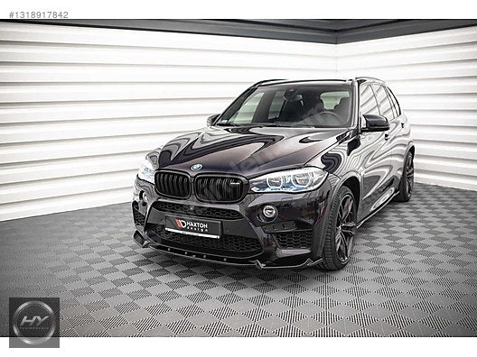 BMW X5 M F85 / X6 M F86 2014-2018 Ön Tampon Eki Lip Piano Black
