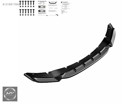 BMW X5 M F85 / X6 M F86 2014-2018 Ön Tampon Eki Lip Piano Black