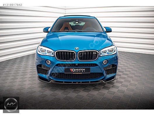 BMW X5 M F85 / X6 M F86 2014-2018 Ön Tampon Eki Lip Piano Black