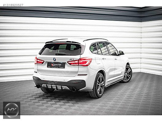 BMW X1 F48 M-Pack 2015-2022 Uyumlu Marşpiyel Eki Lip Piano Black