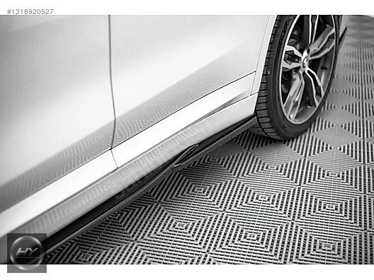 BMW X1 F48 M-Pack 2015-2022 Uyumlu Marşpiyel Eki Lip Piano Black