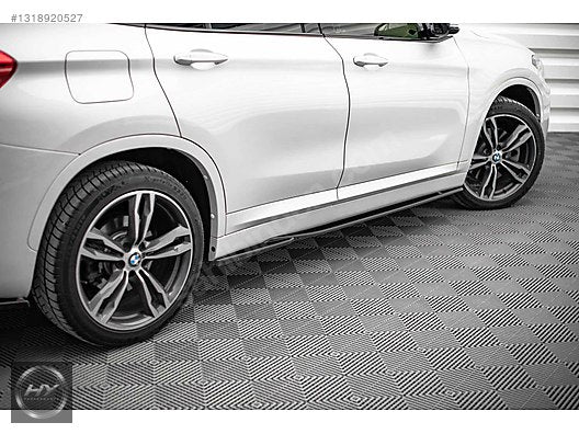 BMW X1 F48 M-Pack 2015-2022 Uyumlu Marşpiyel Eki Lip Piano Black