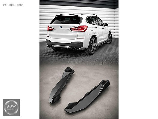 BMW X1 F48 M-Pack 2015-2022 Arka Tampon Difüzörü Köşe Flapları