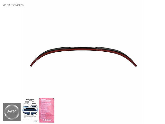 BMW X1 F48 M-Pack 2015-2022 Tavan Spoyleri Spoiler Piano Black