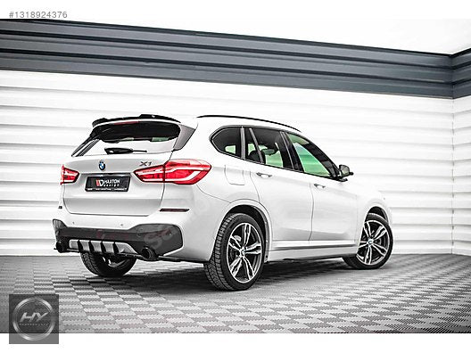 BMW X1 F48 M-Pack 2015-2022 Tavan Spoyleri Spoiler Piano Black