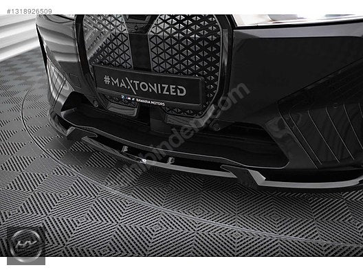 BMW iX I20 M 2021+ Ön Tampon Alt Eki Lip Splitter Piano Black
