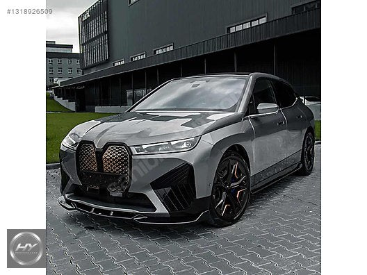 BMW iX I20 M 2021+ Ön Tampon Alt Eki Lip Splitter Piano Black