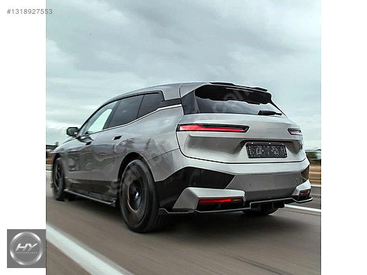 BMW iX I20 M-Pack 2021+ Arka Tampon Eki Difüzör Piano Black