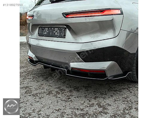 BMW iX I20 M-Pack 2021+ Arka Tampon Eki Difüzör Piano Black