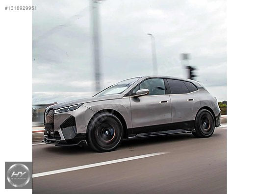 BMW iX I20 M-Pack 2021+ Marşpiyel Eki Lip Splitter Piano Black