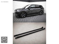 BMW iX I20 M-Pack 2021+ Marşpiyel Eki Lip Splitter Piano Black