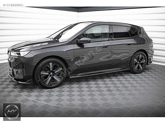 BMW iX I20 M-Pack 2021+ Marşpiyel Eki Lip Splitter Piano Black