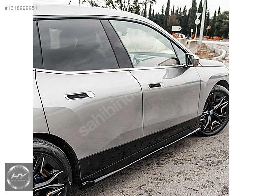 BMW iX I20 M-Pack 2021+ Marşpiyel Eki Lip Splitter Piano Black