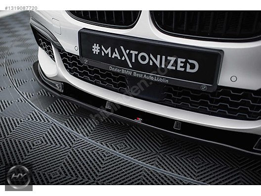 BMW 7 Serisi G11 G12 M Paket 15-18 Ön Tampon Eki Lip Piano Black
