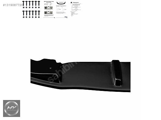 BMW 7 Serisi G11 G12 M Paket 15-18 Ön Tampon Eki Lip Piano Black