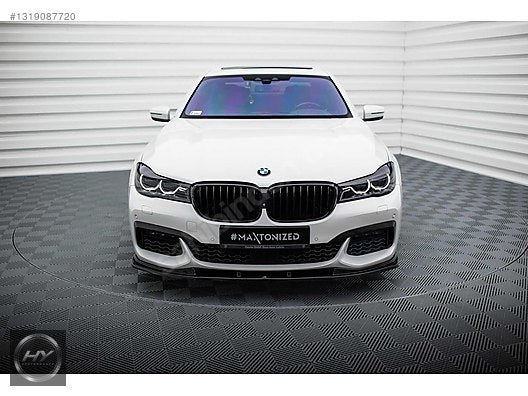 BMW 7 Serisi G11 G12 M Paket 15-18 Ön Tampon Eki Lip Piano Black