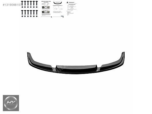 BMW 6 Serisi F06 F12 F13 M 13-18 Ön Tampon Eki Lip Piano Black