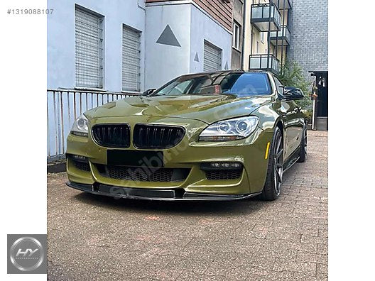 BMW 6 Serisi F06 F12 F13 M 13-18 Ön Tampon Eki Lip Piano Black