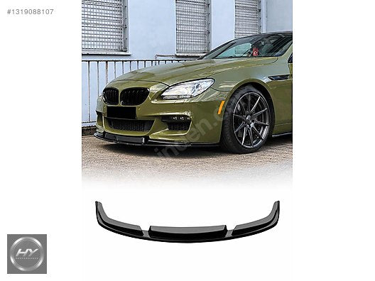 BMW 6 Serisi F06 F12 F13 M 13-18 Ön Tampon Eki Lip Piano Black