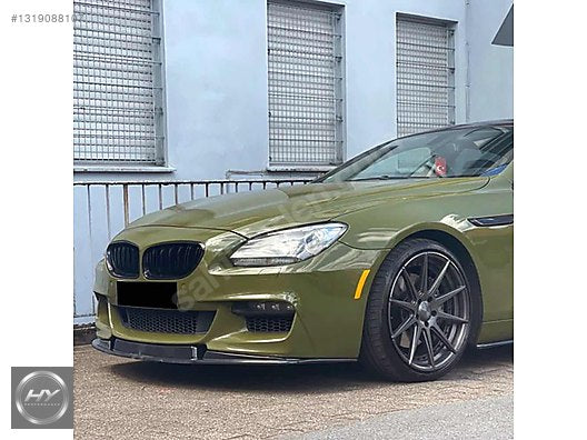 BMW 6 Serisi F06 F12 F13 M 13-18 Ön Tampon Eki Lip Piano Black