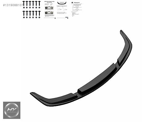 BMW 6 Serisi F06 F12 F13 M 13-18 Ön Tampon Eki Lip Piano Black