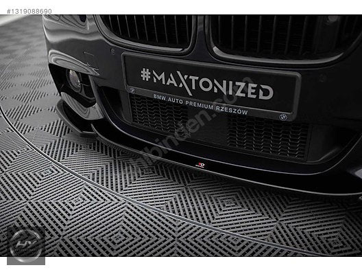 BMW 5 Serisi F10 F11 M Sport 11-16 Ön Tampon Eki Lip Piano Black