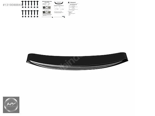 BMW 6 Serisi F06 F12 F13 M 13-18 Ön Tampon Eki Lip Piano Black