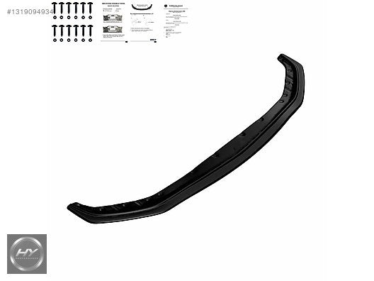 BMW 5 Serisi G30 M Paket 17-20 Piano Black Ön Tampon Alt Eki Lip