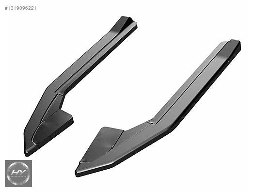 BMW i4 G26 2021+ Uyumlu Piano Black Arka Tampon Yan Flap Seti