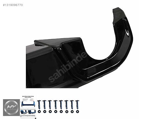 BMW 4 Serisi G26 Gran Coupe Arka Tampon Eki Difüzör Piano Black