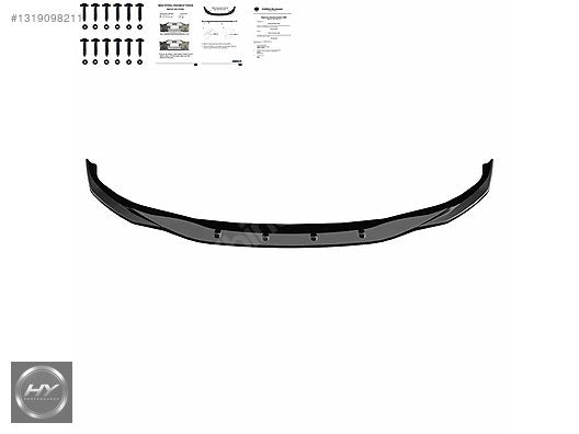 BMW 4 Serisi G26 i4 Gran Coupe Ön Tampon Alt Eki Lip Piano Black