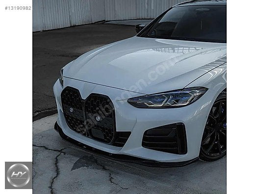 BMW 4 Serisi G26 i4 Gran Coupe Ön Tampon Alt Eki Lip Piano Black