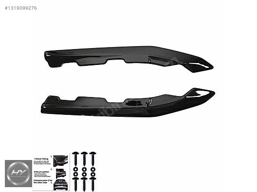 BMW 4 Serisi G26 Gran Coupe 2021+ Arka Difüzör Köşe Flap Seti
