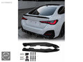BMW 4 Serisi G26 Gran Coupe 2021+ Arka Difüzör Köşe Flap Seti