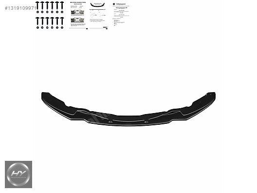 BMW 4 Serisi F32 F33 F36 Ön Tampon Alt Eki Lip Piano Black 13-19